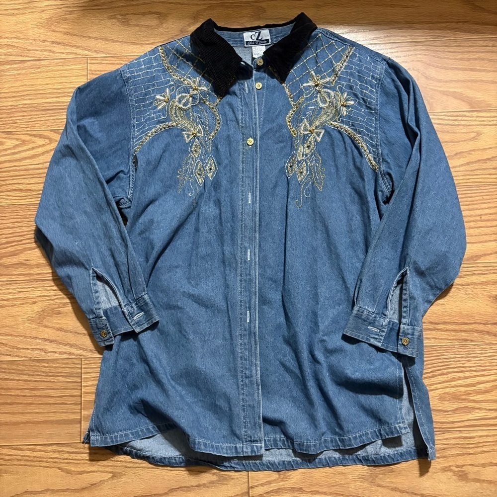 Vintage Denim Shirt 1X